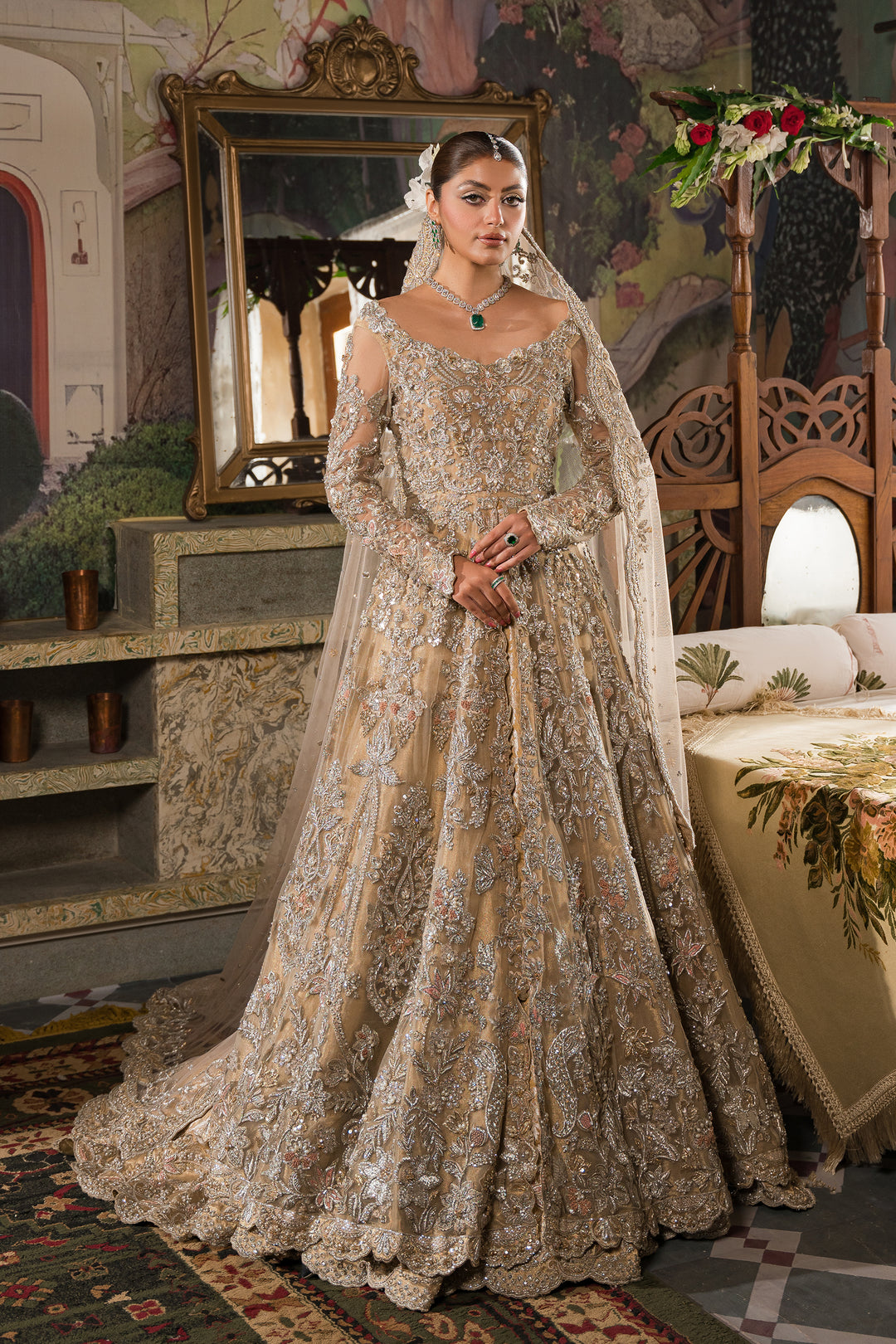 Fancy wedding dresses pakistani fashion