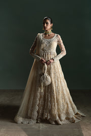 Ivory Nikah Bridal Peshwas Set (D-02)