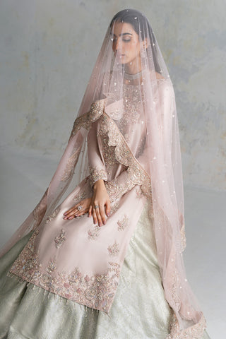 Mint and Blush Rose Bridal (D-08-B)