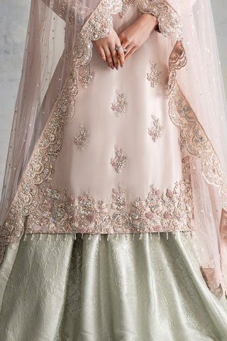 Mint and Blush Rose Bridal (D-08-B)