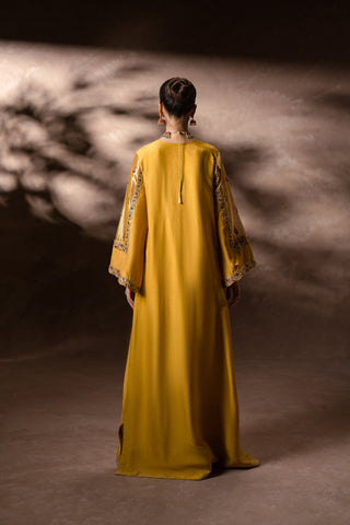 Golden Garden Kaftan Set (D-11)