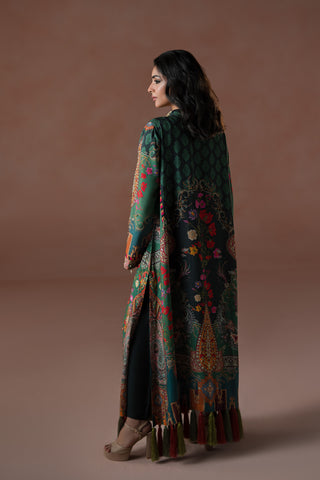 Forest Floral Tassel Kaftan Set  (D-06)