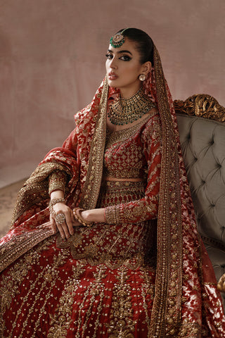 Classic Red and Gold Lehnga Choli (D-02)